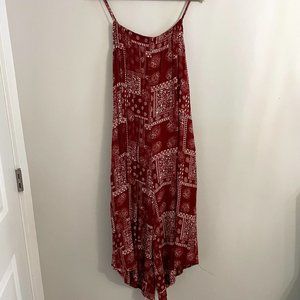 Red Patchwork Jumper